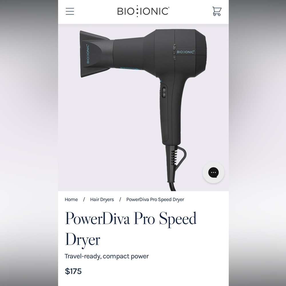 Bio Ionic Hair Dryer: PowerDiva